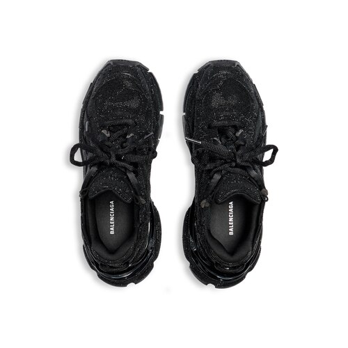 runner trainers with rhinestones