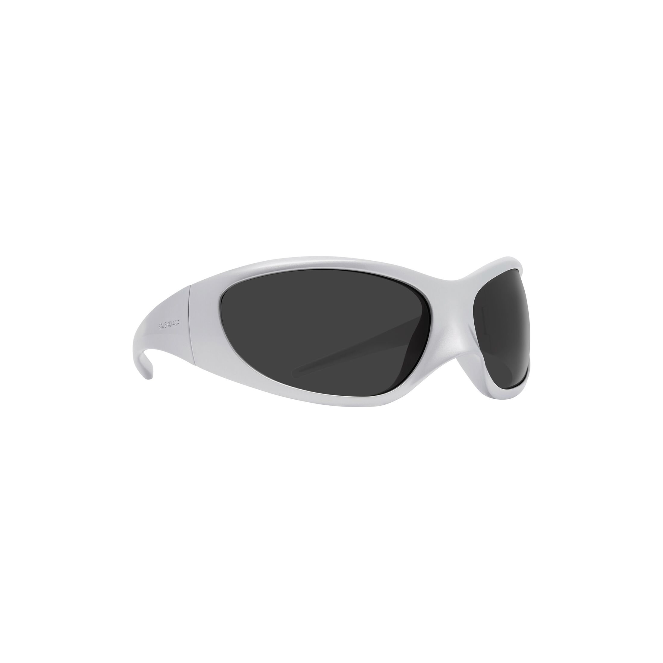 Skin Xxl Cat Sunglasses in Silver Balenciaga US
