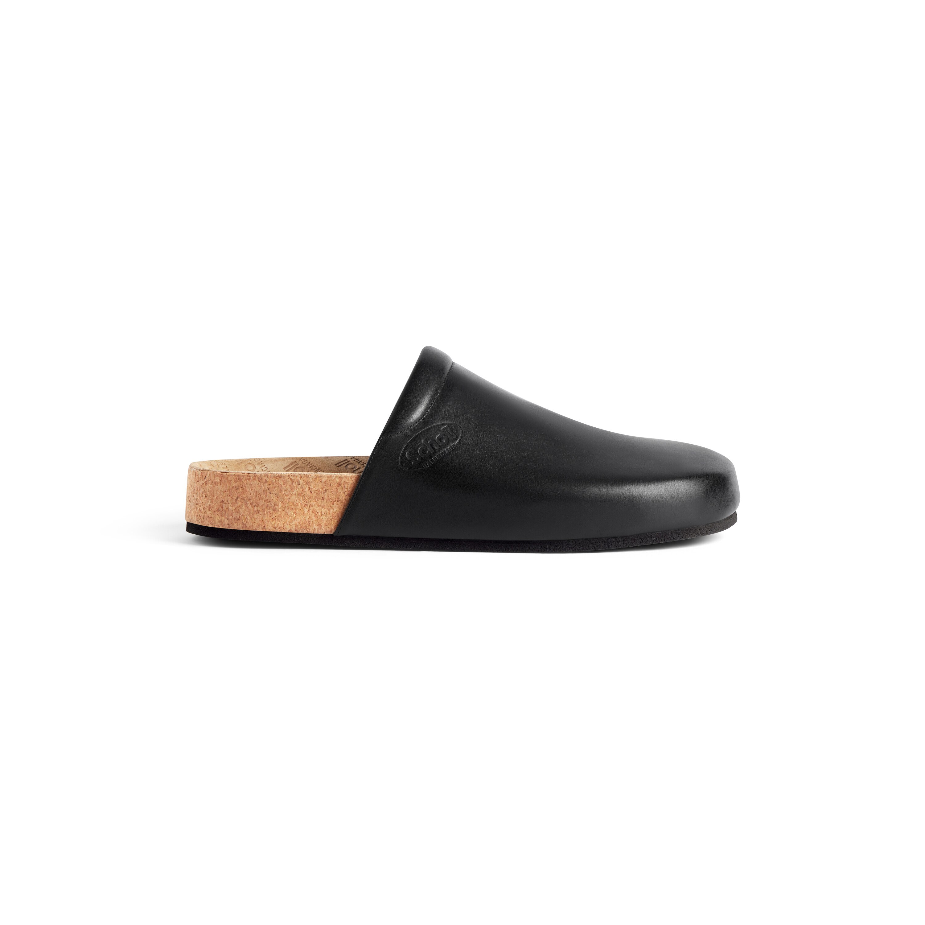 Men's Balenciaga I Scholl Flat Mule in Black | Balenciaga US Men's Balenciaga I Scholl Flat Mule in Black | Balenciaga US