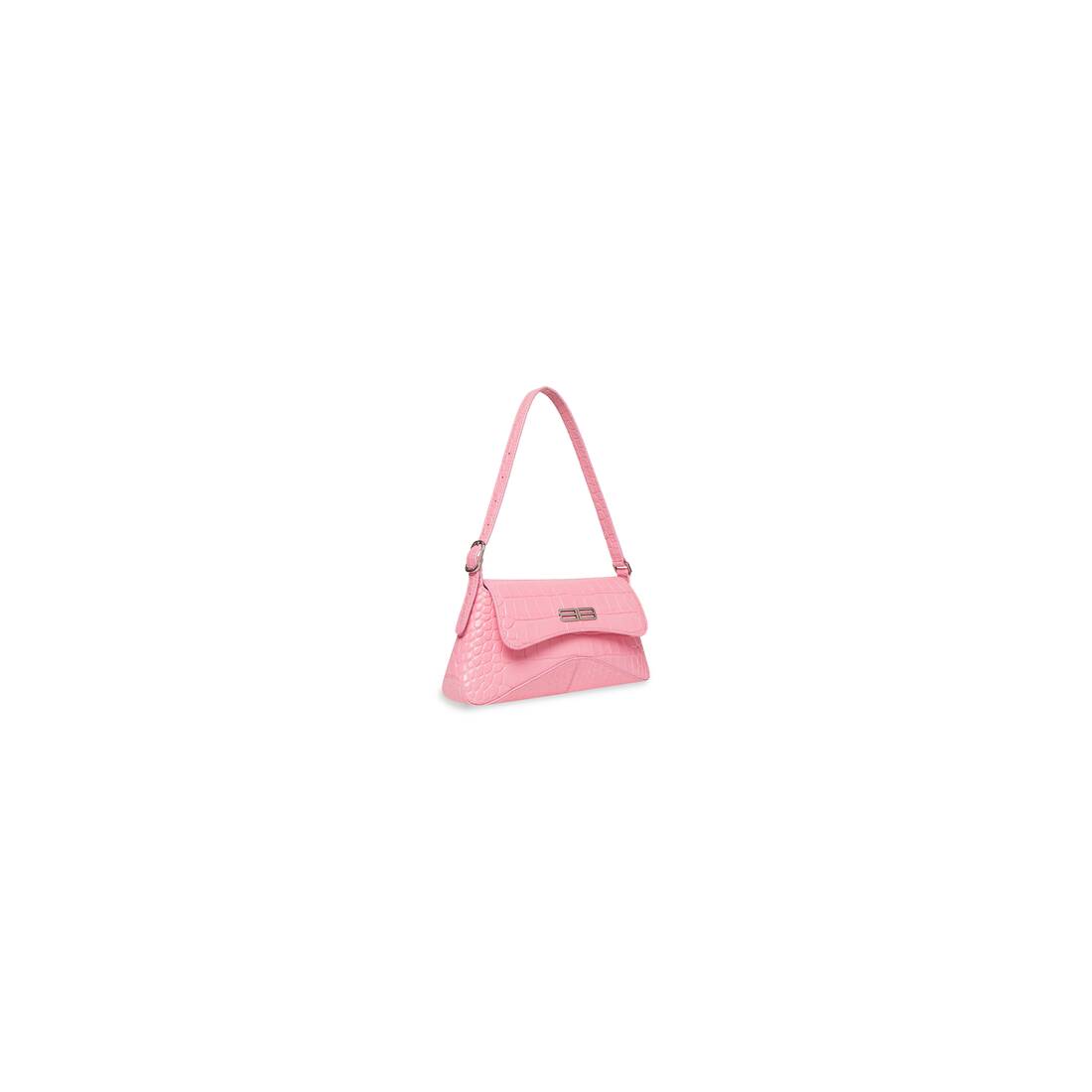 Women's Xx Small Flap Bag Crocodile Embossed in Pink