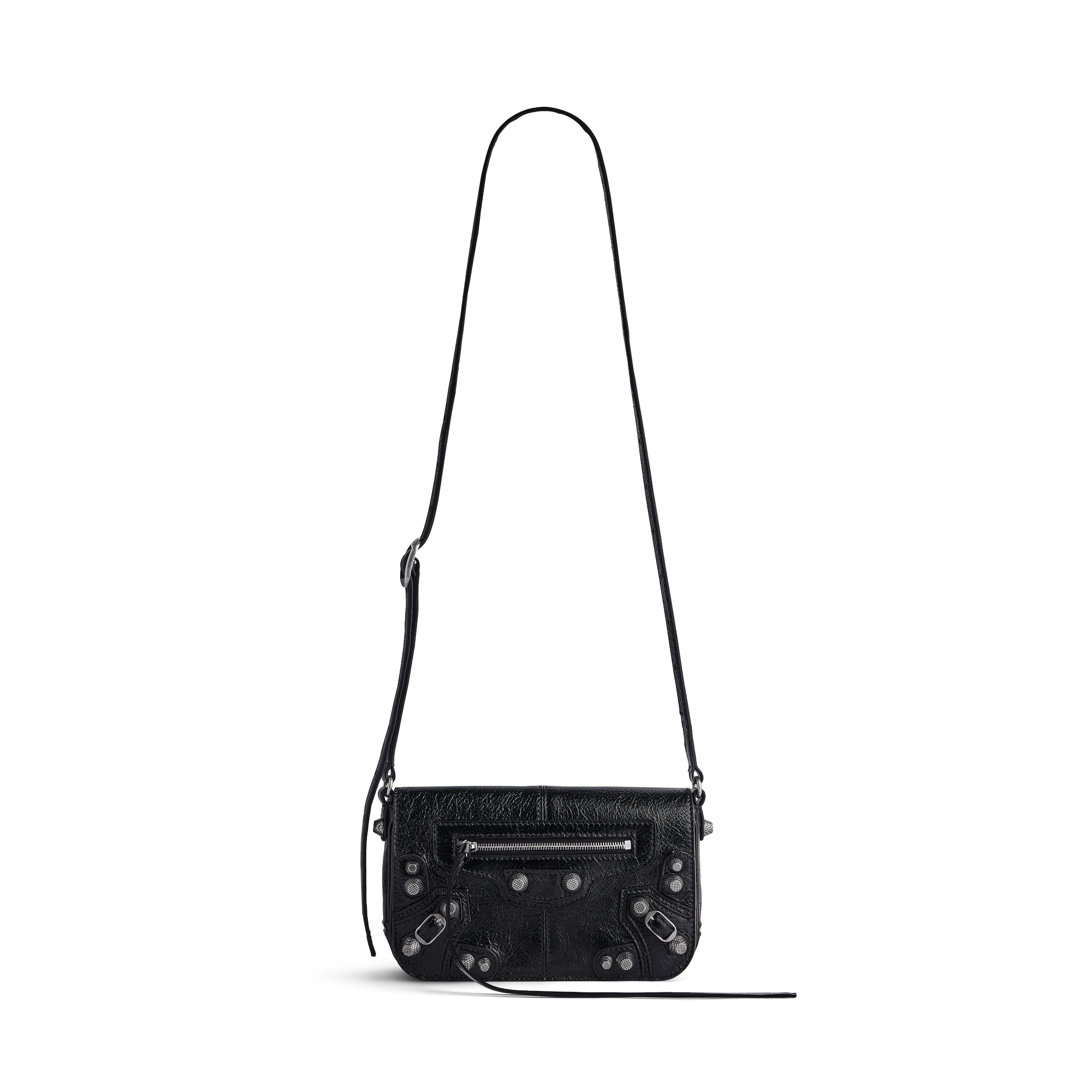 Balenciaga Le Cagole Mini Flap Bag - Black - Man - Lambskin