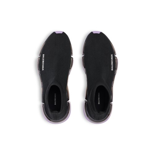 speed 2.0 full clear sole recycled knit sneaker