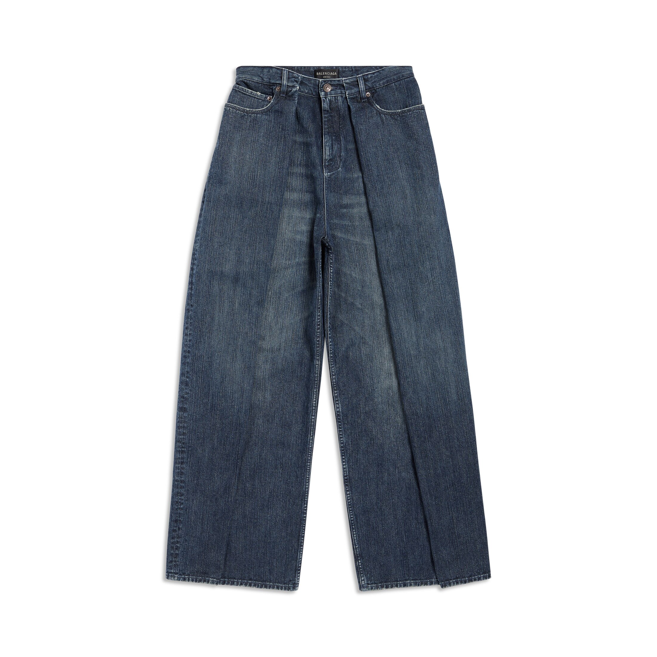 Balenciaga Pantaloni Double Side - Blu - Uomo - S - Cotone