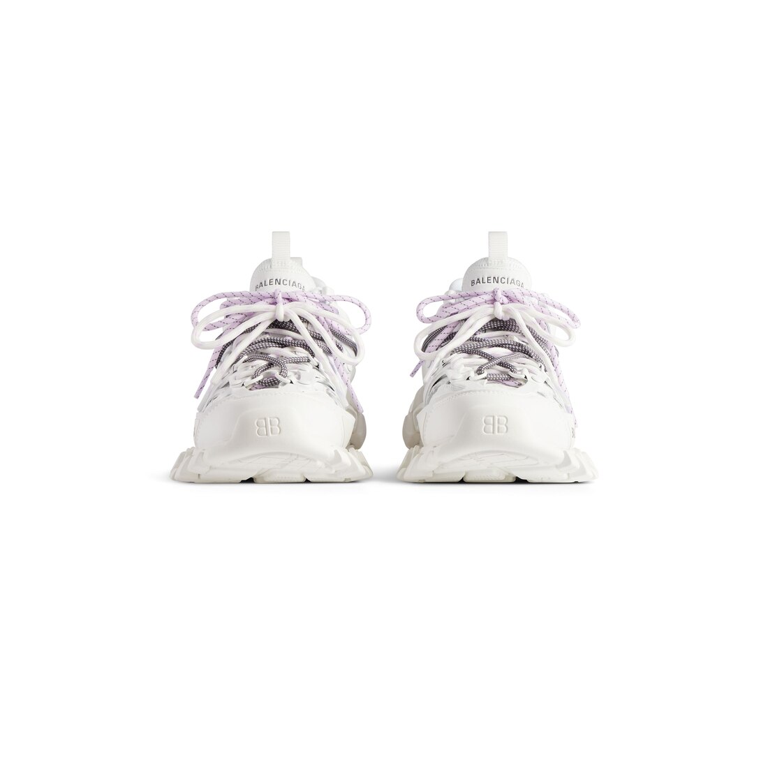Women's Track Trail Laces Sneaker in White/lilac | Balenciaga US