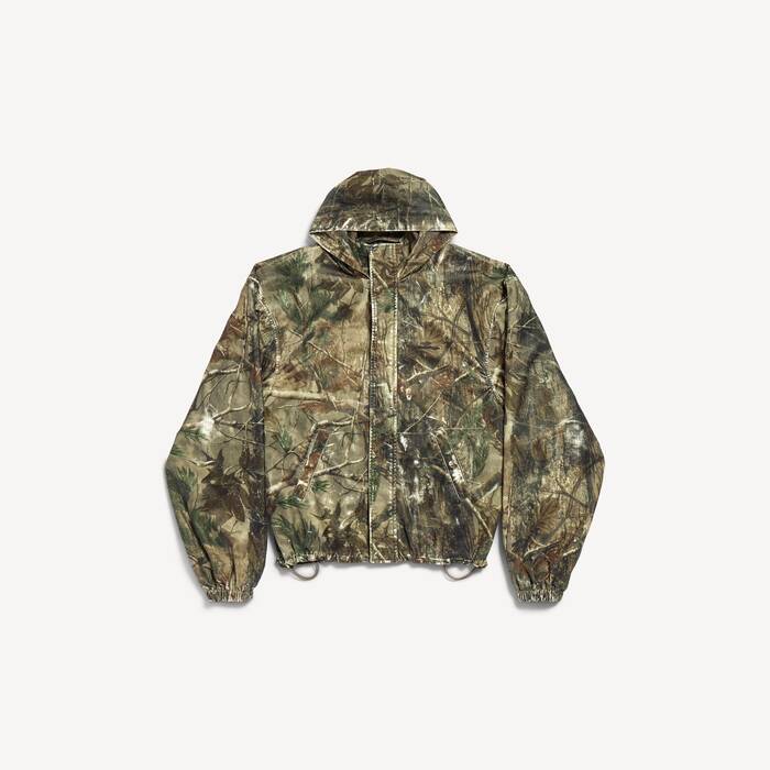 hooded workwear jacket