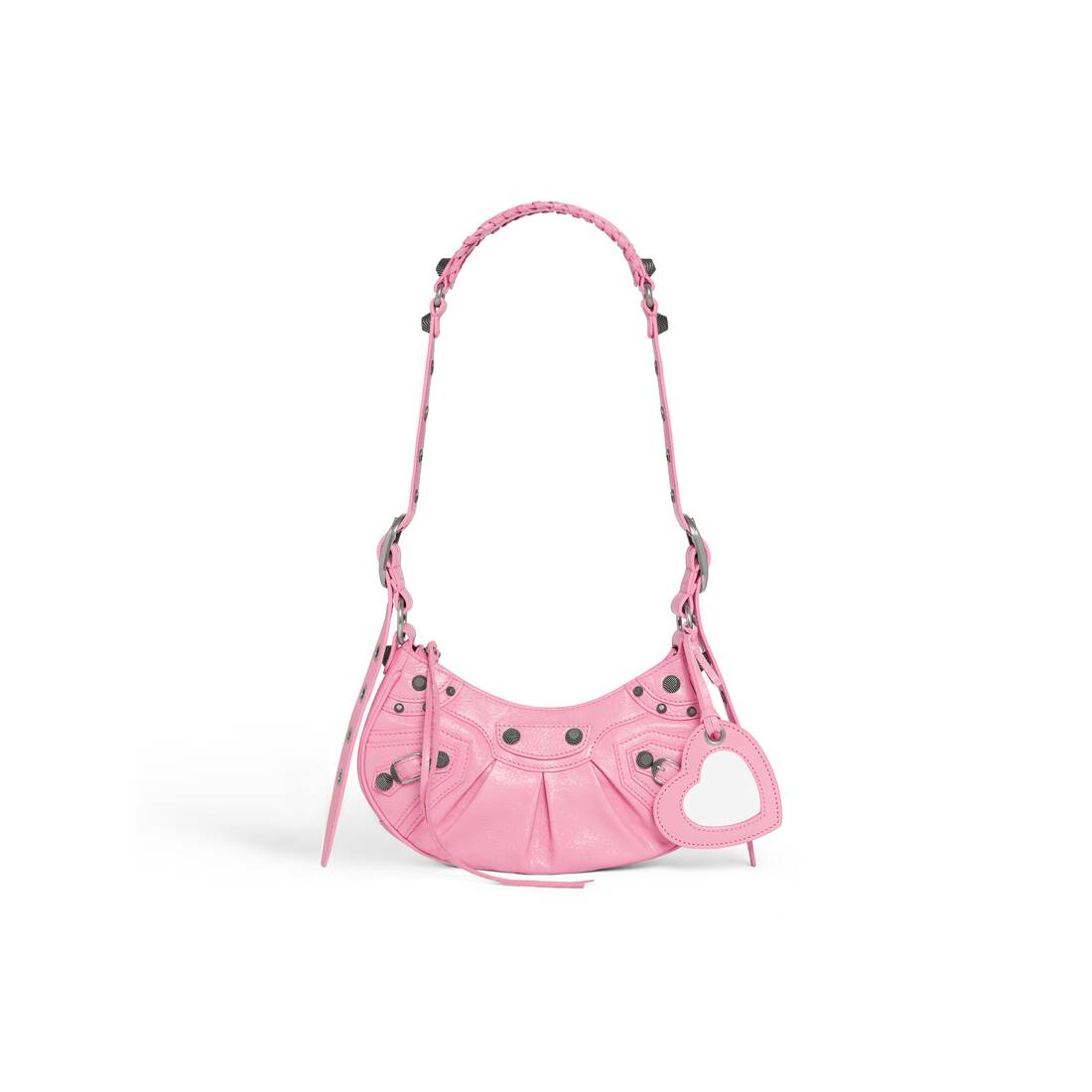 Balenciaga Pink Croc Small Le Cagole Shoulder Bag  SSENSE UK