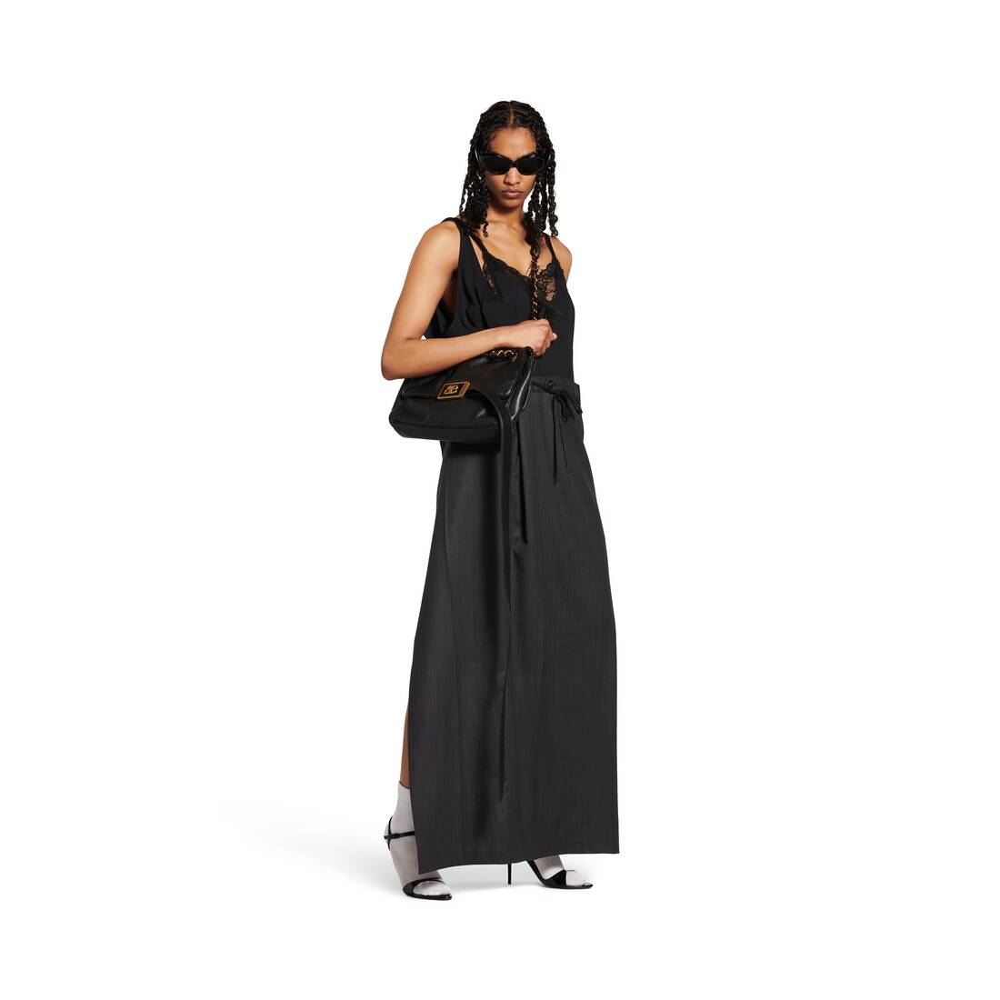 Vestido Patched Slip para Mujer en Negro Balenciaga ES