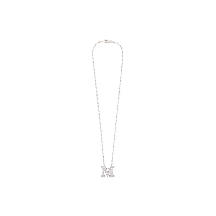 alphabet m necklace