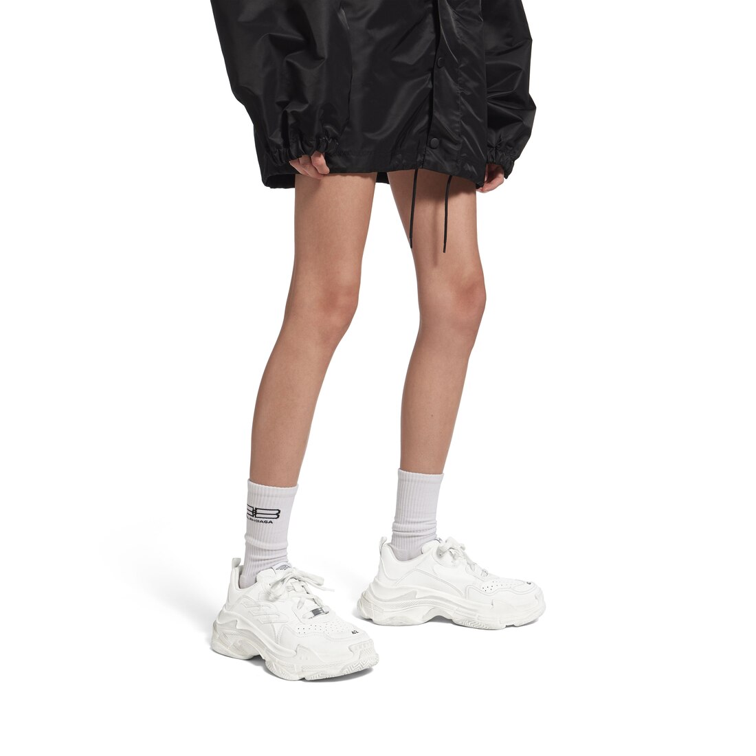 Balenciaga White Stretch Boucla¨ Skirt 6534738f899b38306e89d720c7801d
