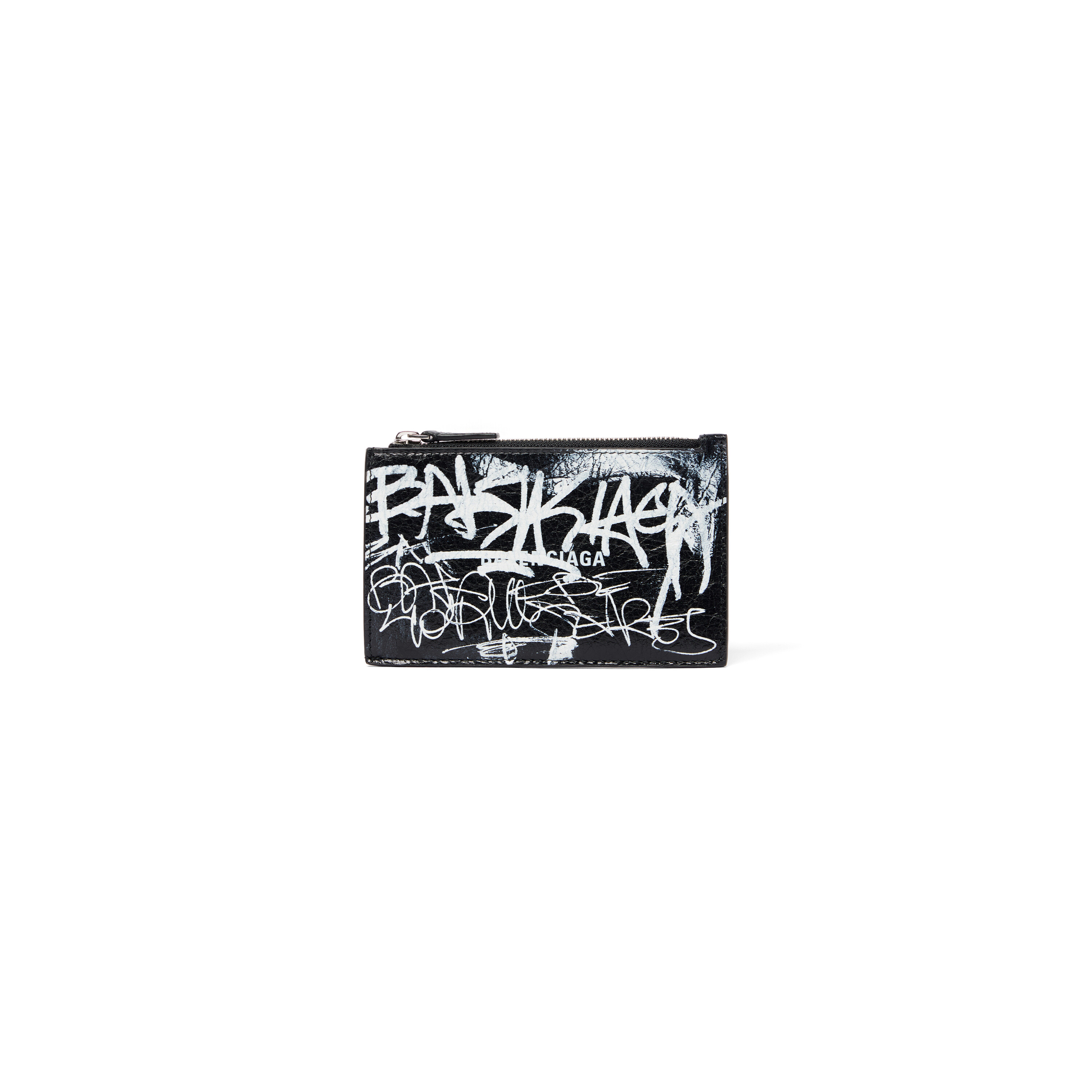 ブラック の メンズ Cash Large ロング Coin＆カードホルダー Graffiti