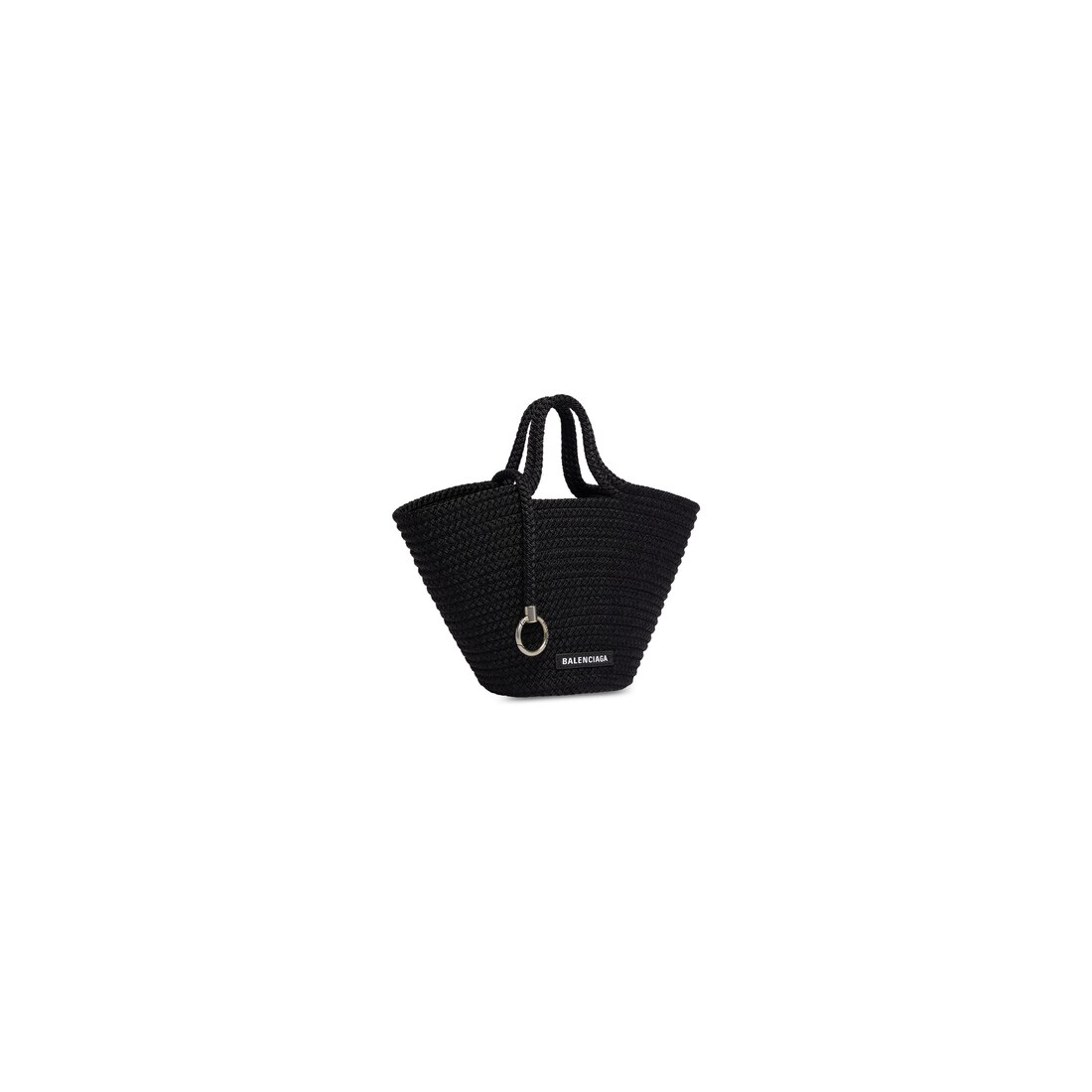 Women's Ibiza Small Basket With Strap in Black | Balenciaga US