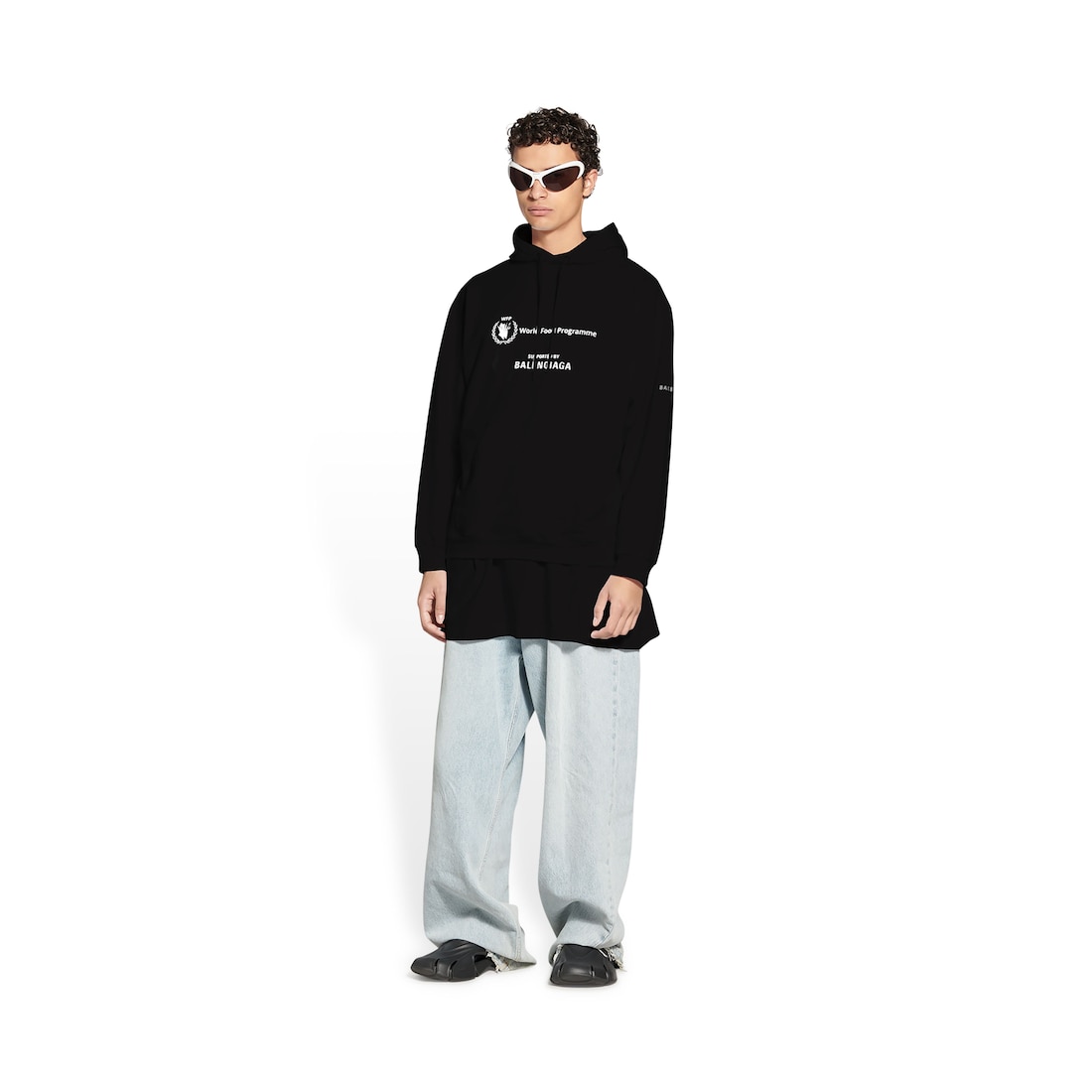 ブラック の メンズ Wfp Hoodie Medium Fit | Balenciaga JP