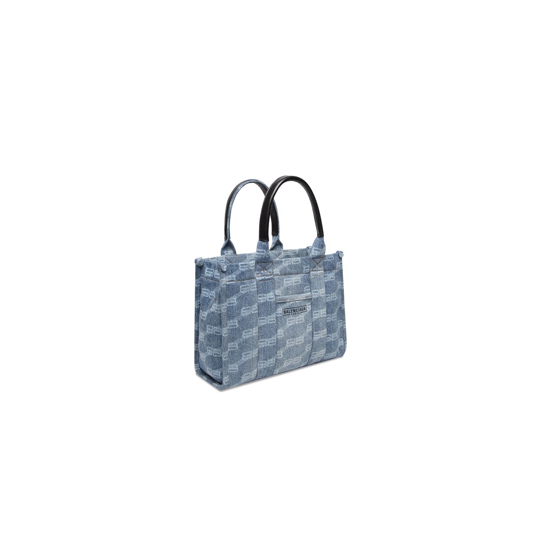 Balenciaga Hardware logo-print Denim Tote Bag - Farfetch