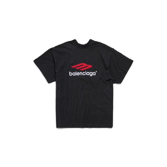 camiseta double front tape type oversized