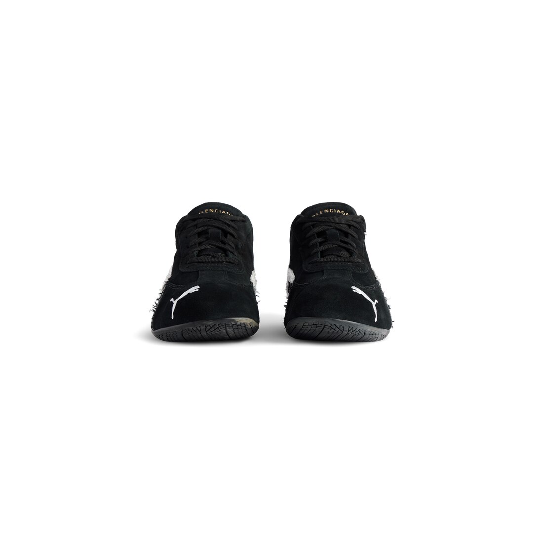 Speedcat Suede Balenciaga in Black/white