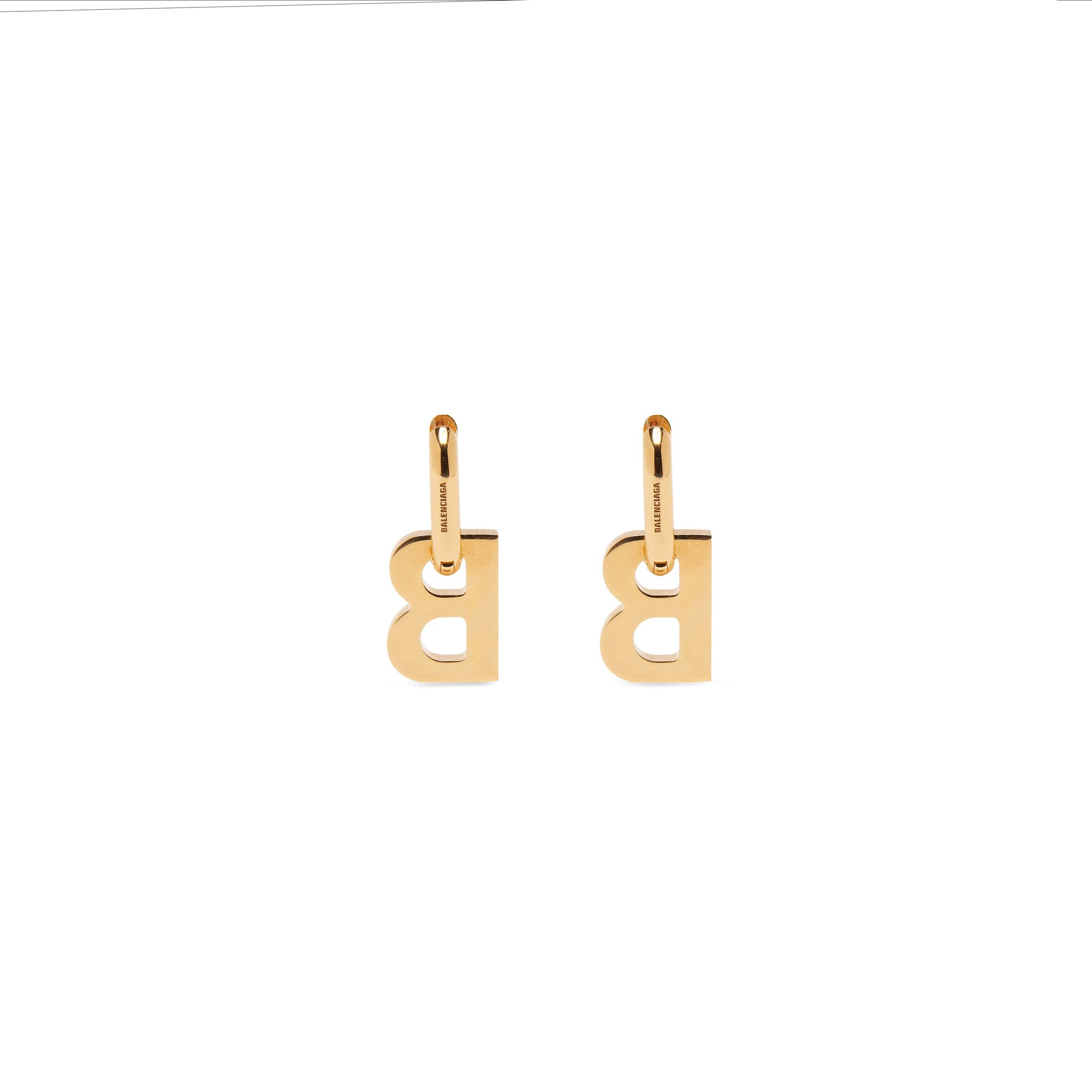 Women's B Chain Xl Earrings In Gold | Balenciaga US