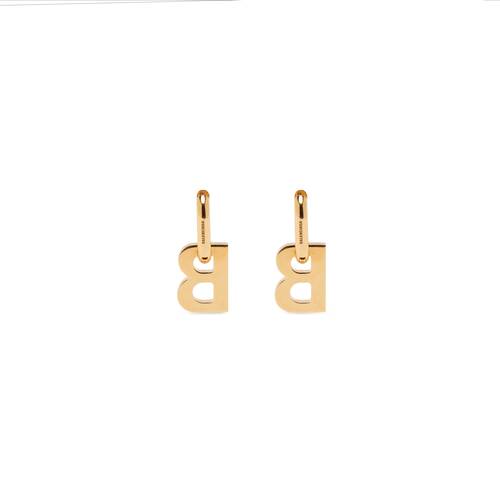 Women's B Chain Xl Earrings in Gold | Balenciaga US