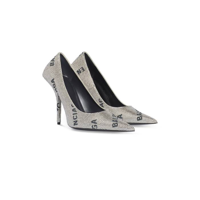 Balenciaga Patent Leather Pumps with Spike Embellishment  Balenciaga shoes  Shoe boots Spike heels