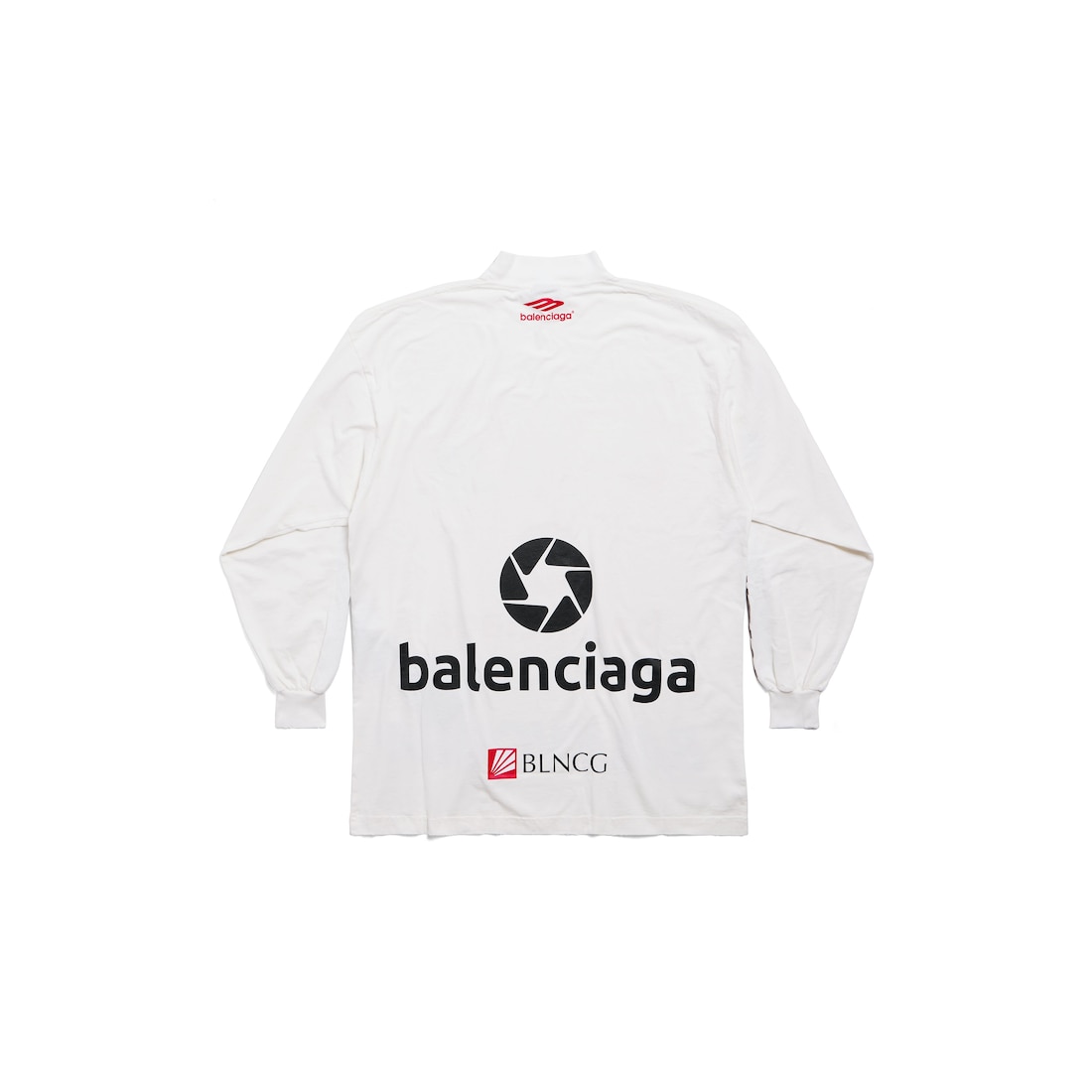 BALENCIAGA バレンシアガ ロングトップス 長袖Ｔシャツ UP57 2017 00066 ポルトガル製 コットン グレー サイズ34 美品  53056