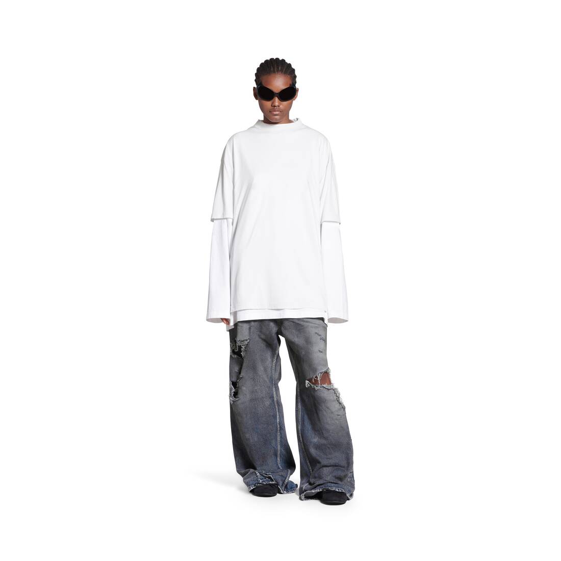 Balenciaga T シャツ ミディアムフィット で ホワイト