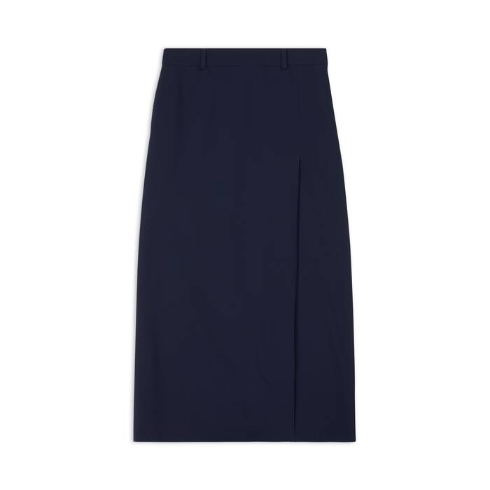 slit tailored skirt