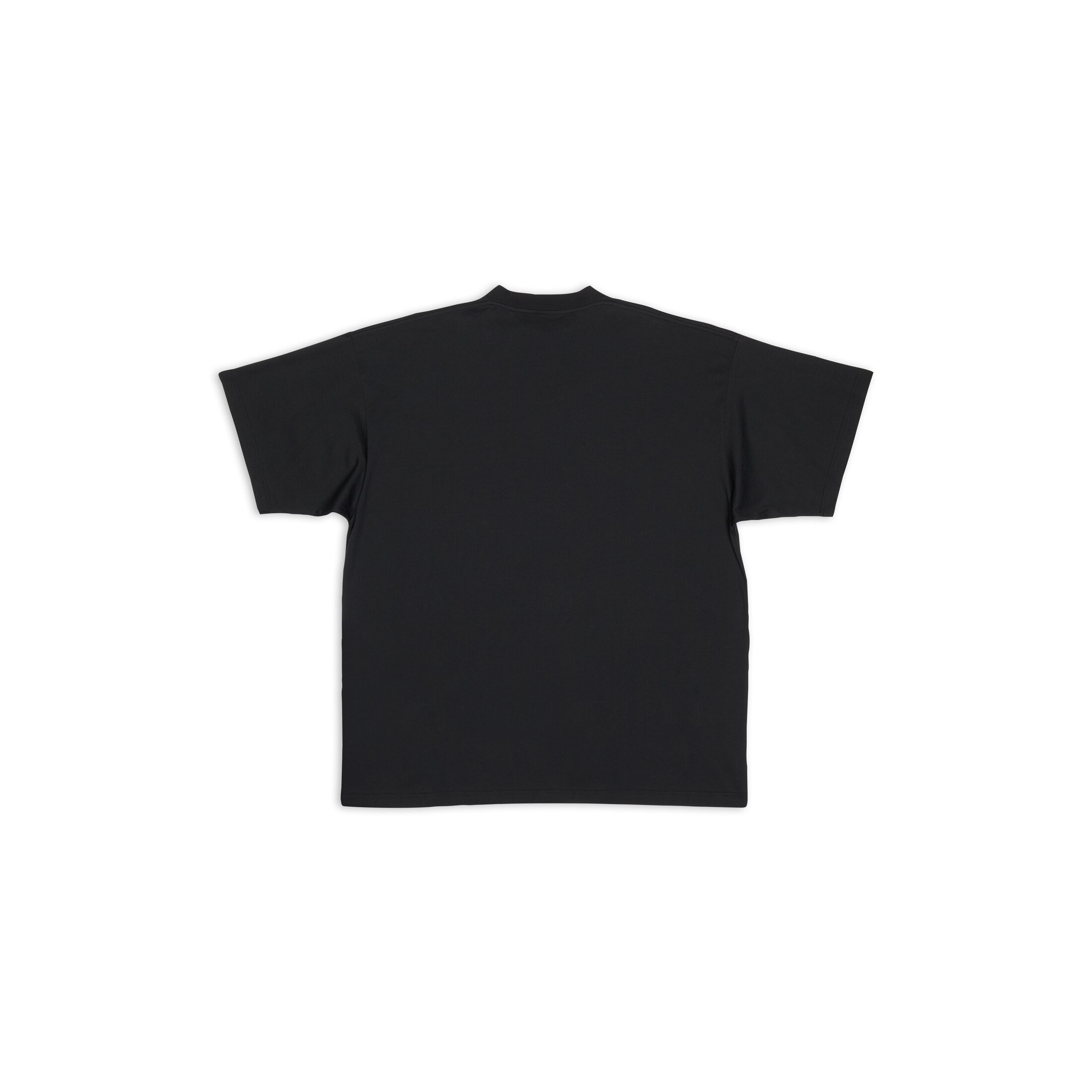 Men's T-shirt Oversized in Black | Balenciaga US