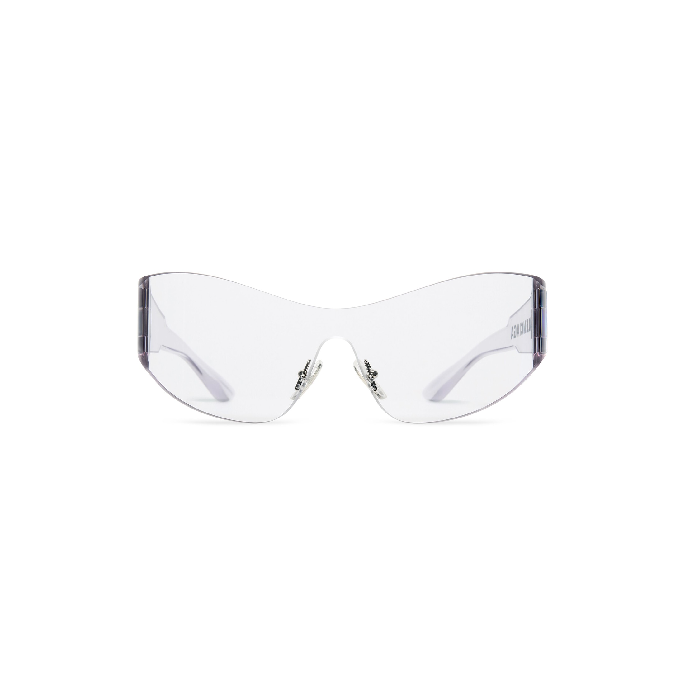 Balenciaga Mono Cat 2.0 Sunglasses - White - Man - Polyamide