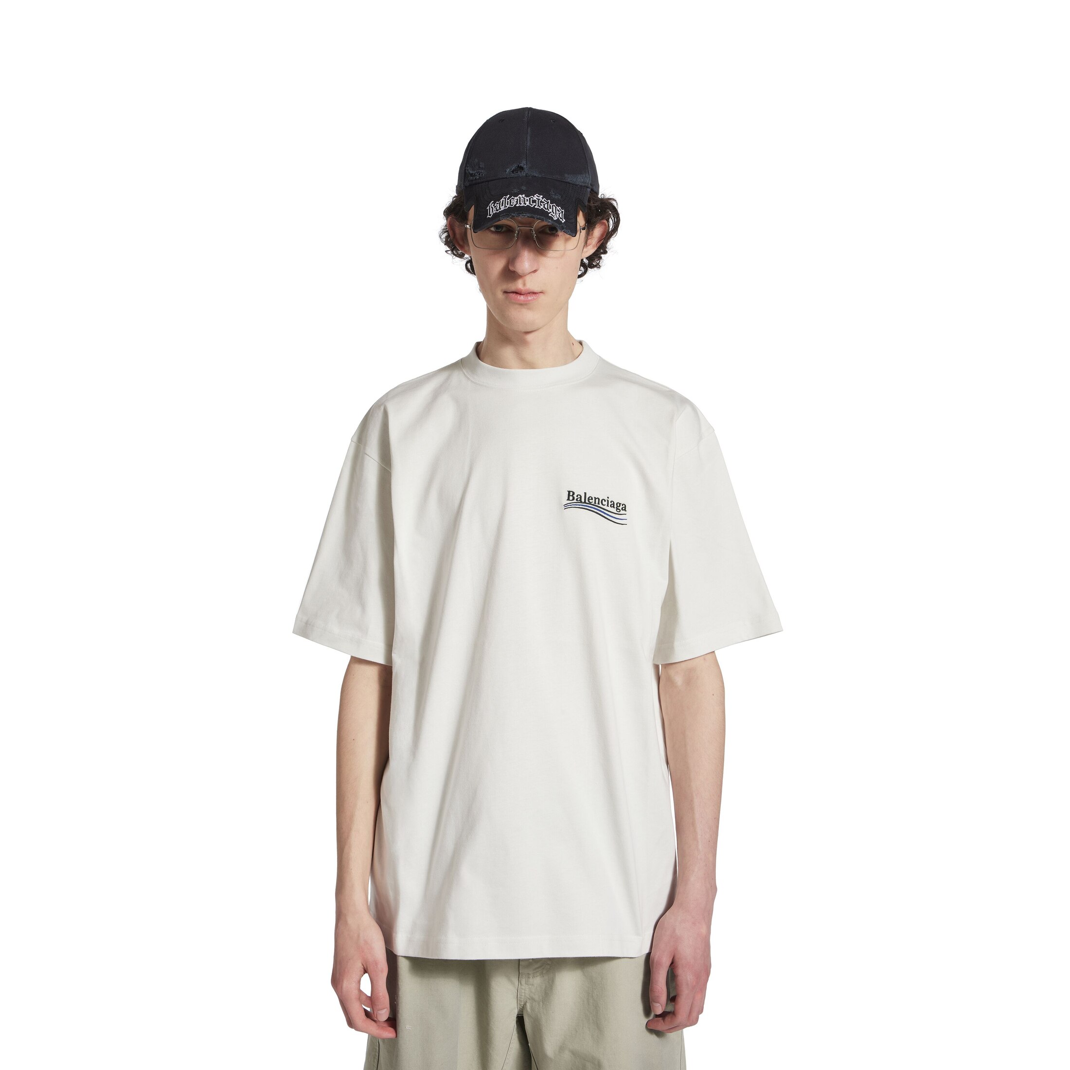 political campaign t-shirt large fit