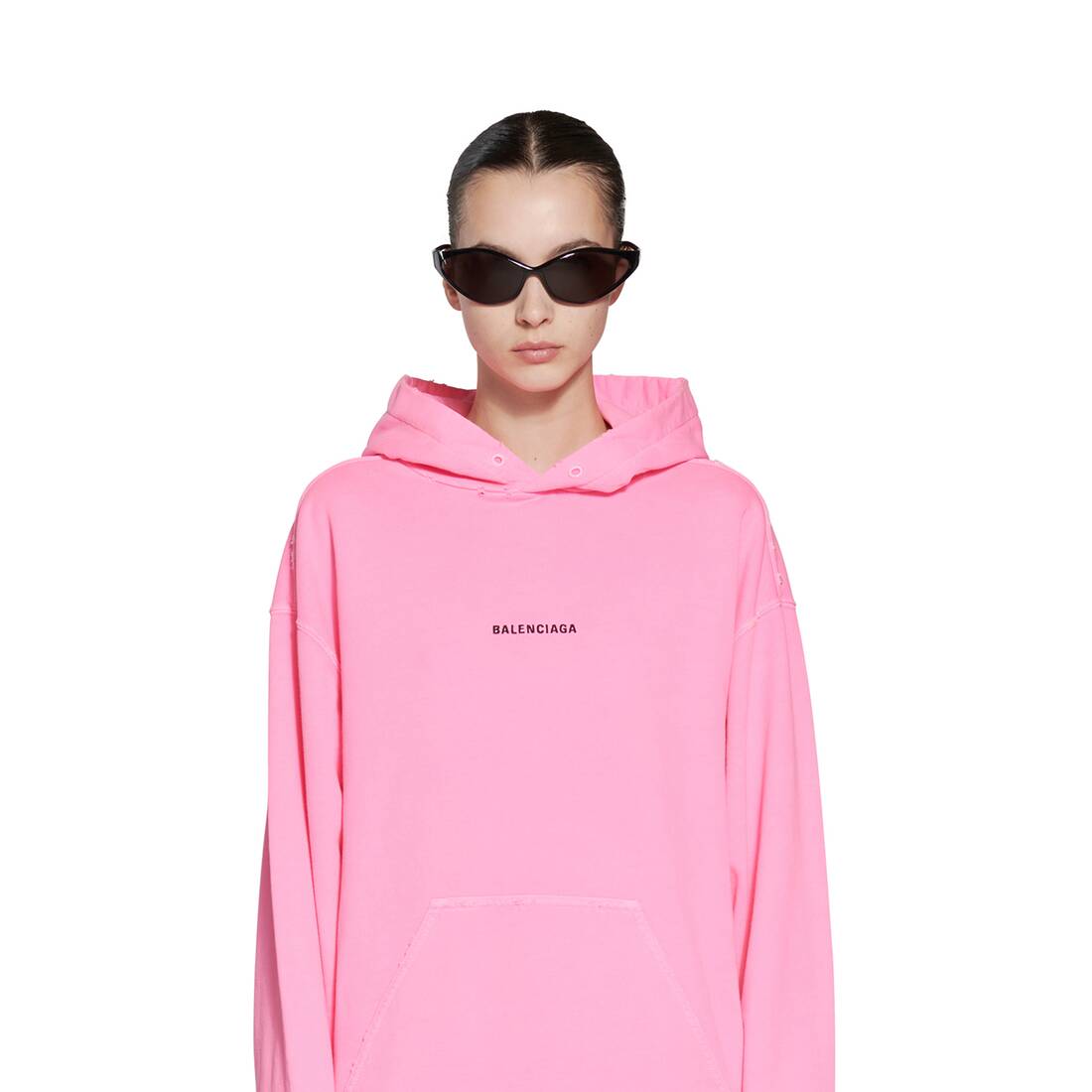 Balenciaga  Branded Hoodie Pink  Babyshopcom