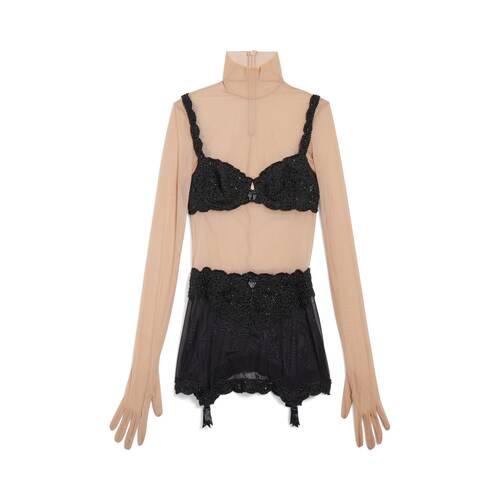 트롱프뢰유 서스펜더 벨트 드레스