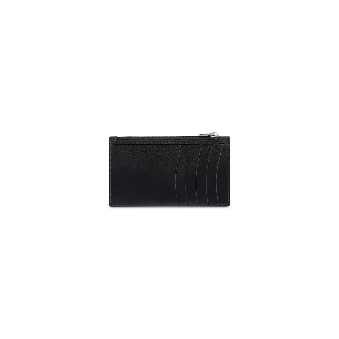 Women's Hourglass Long Coin And Card Holder in Black | Balenciaga US