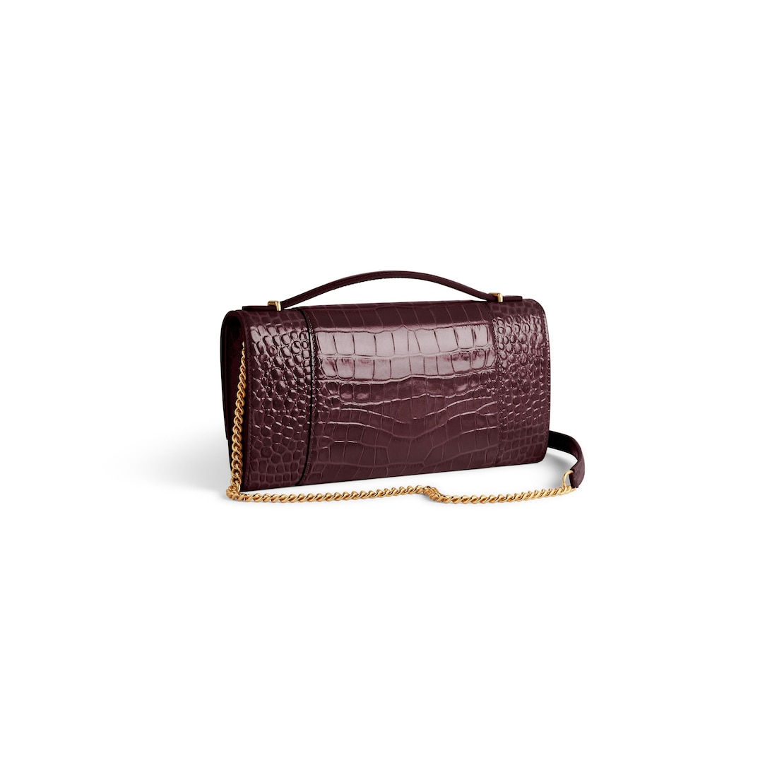 【極美品・付属品完備】Balenciaga HOURGLASS チャーム Women's Hourglass Pochette With Chain in Black | Balenciaga SG