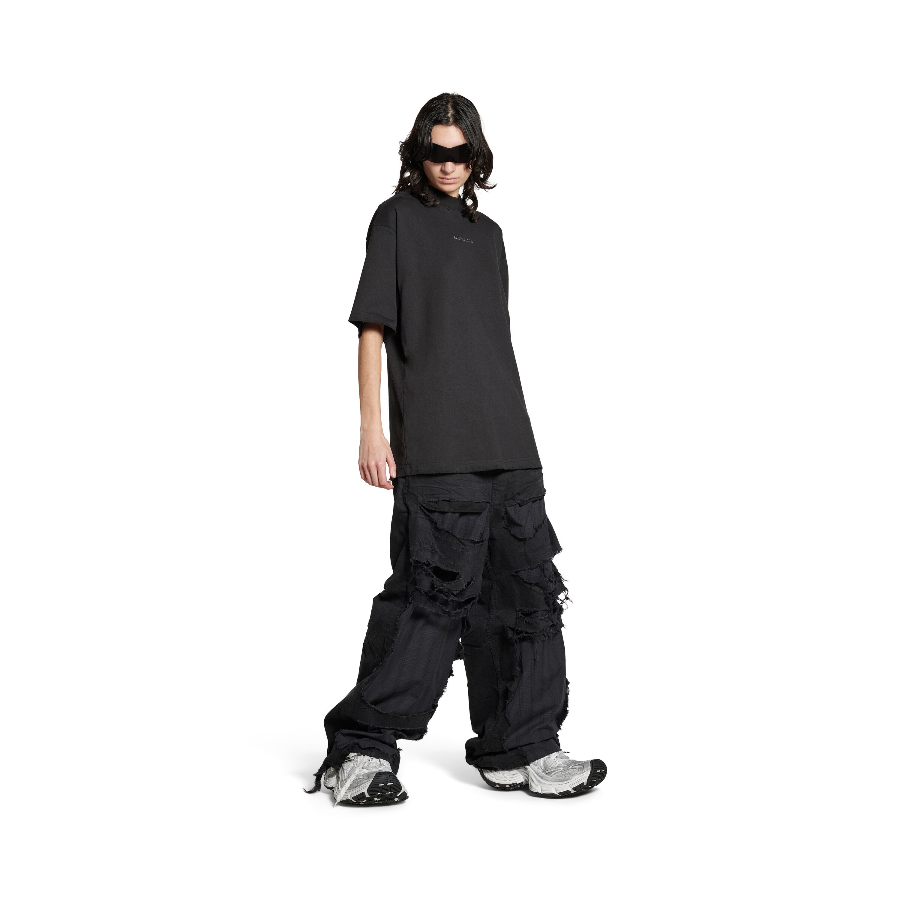 Balenciaga back logo tee shop