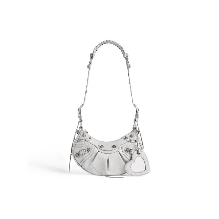le cagole xs shoulder bag in sparkling fabric 