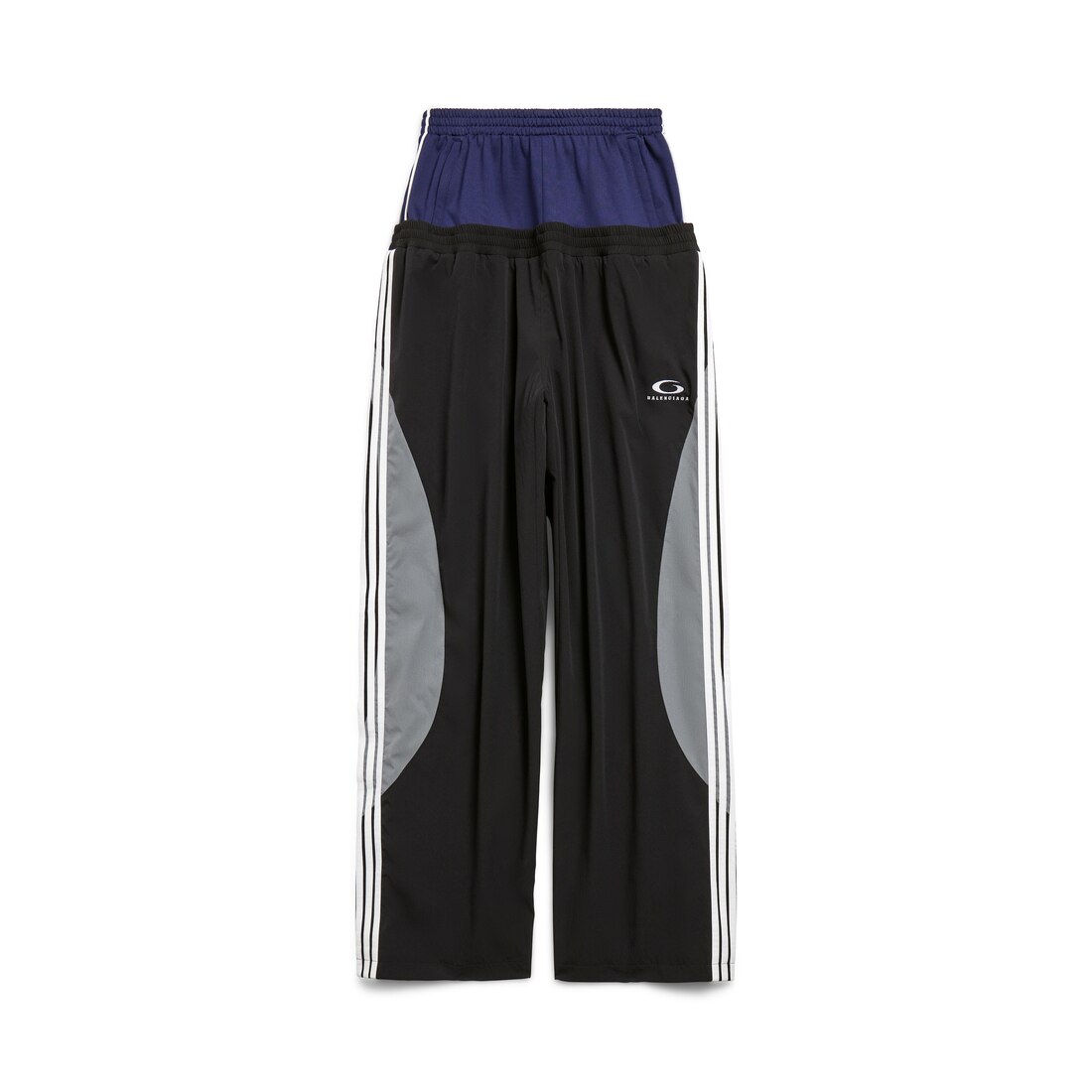 Men s Cut up Tracksuit Pants in Black