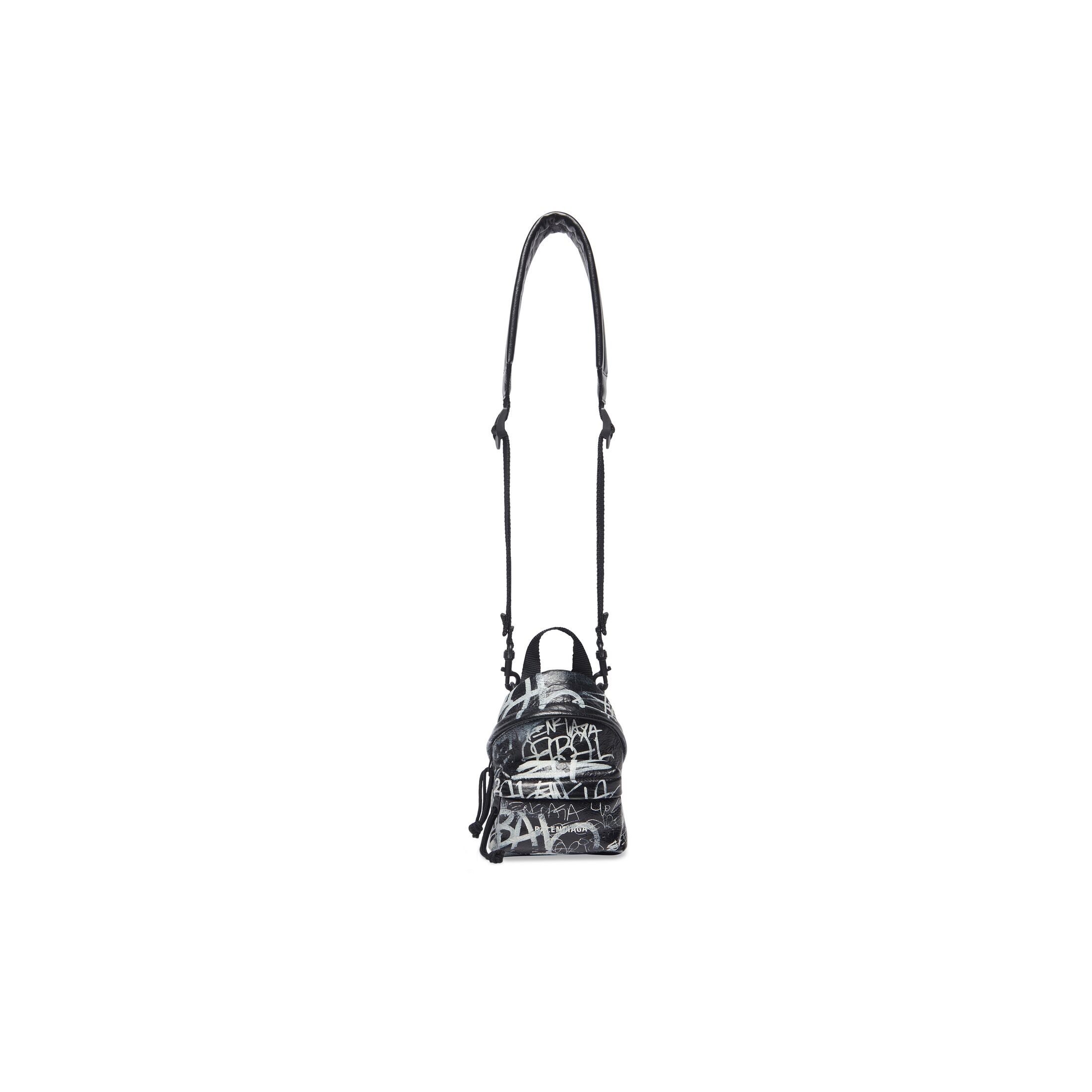 Explorer crossbody mini backpack graffiti