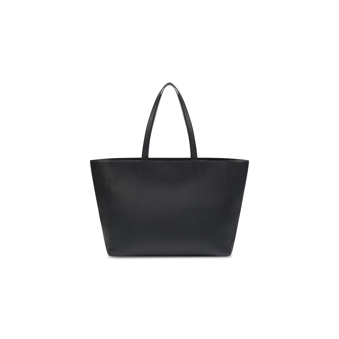 Black Leather Tote Bag