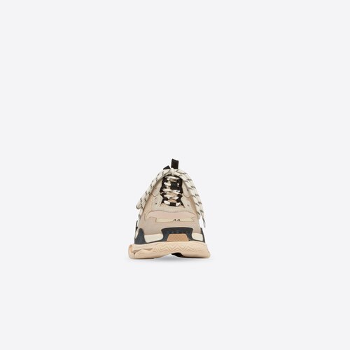 triple s sneaker in beige double foam and mesh