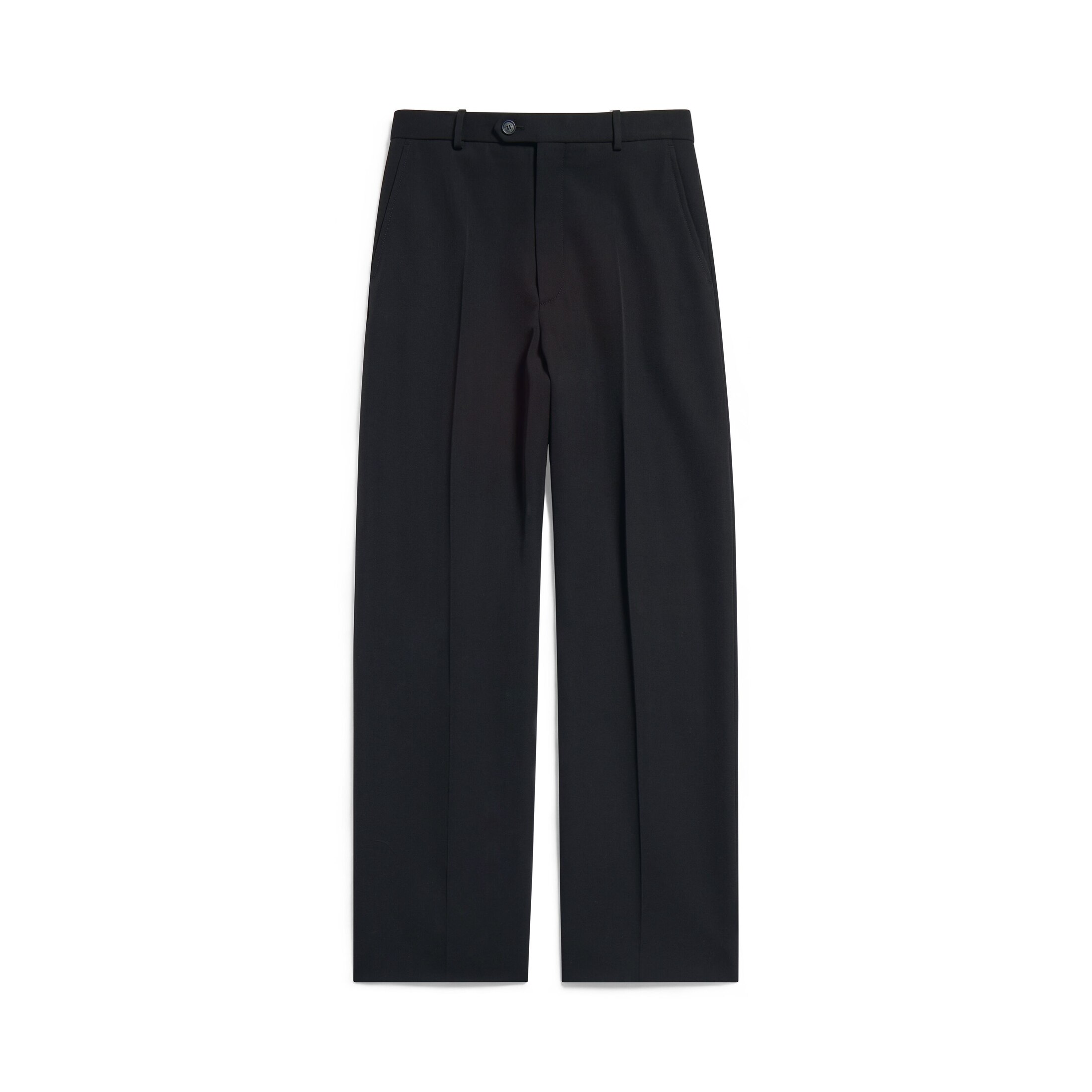 Balenciaga Baggy Tailored Pants - Black - Woman - 42 - Wool