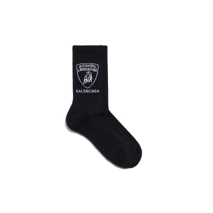 balenciaga i automobili lamborghini socks