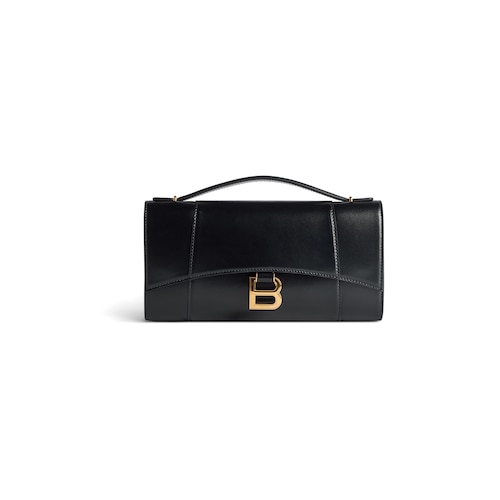 hourglass pochette with chain 
