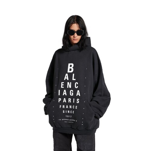optical hoodie大号版型连帽卫衣