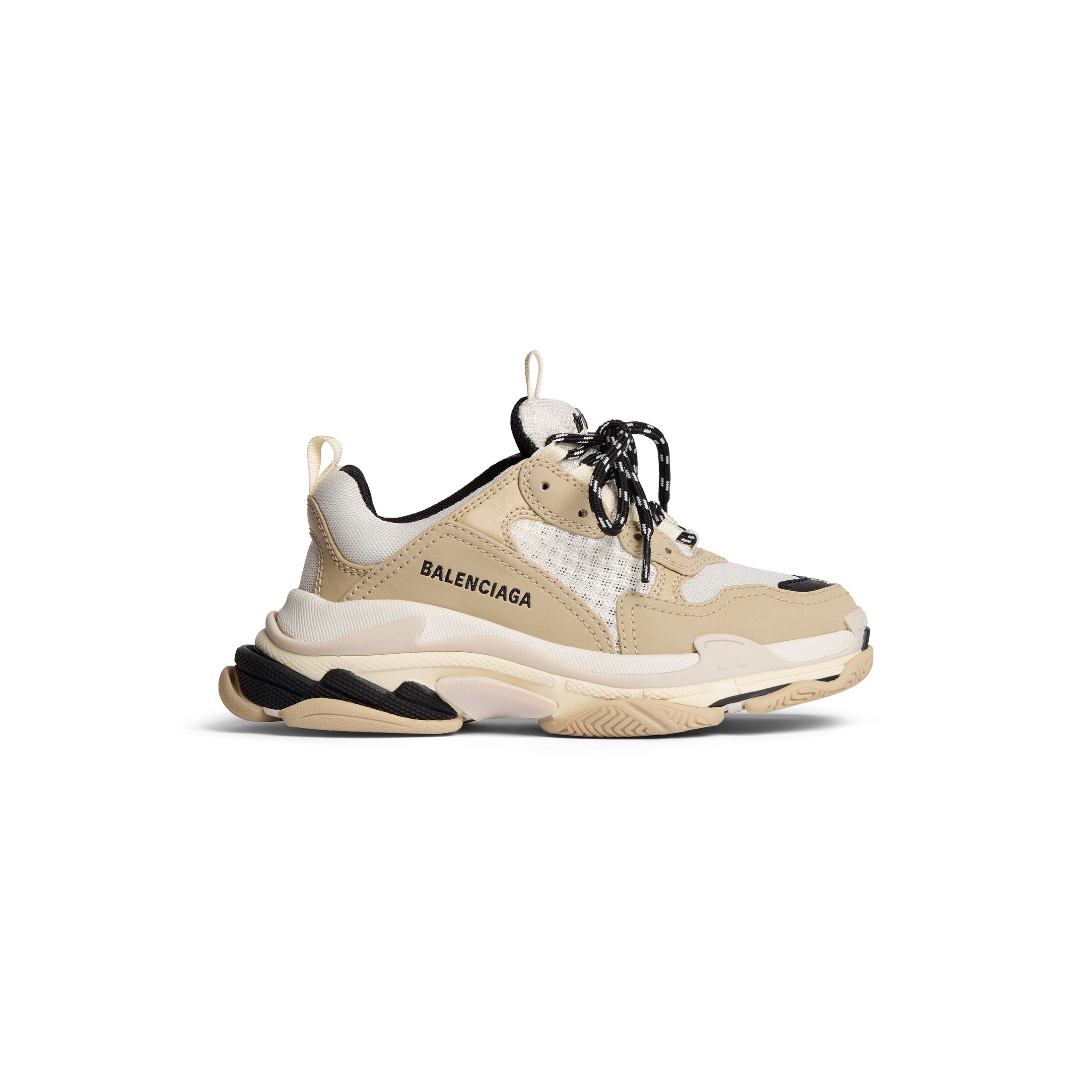 Balenciaga Kids - Triple S Trainers - Beige - Men's - - Polyester, Polyurethane