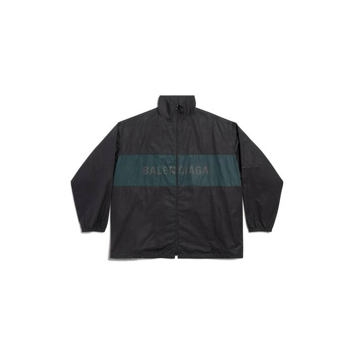 logo zip-up jacket