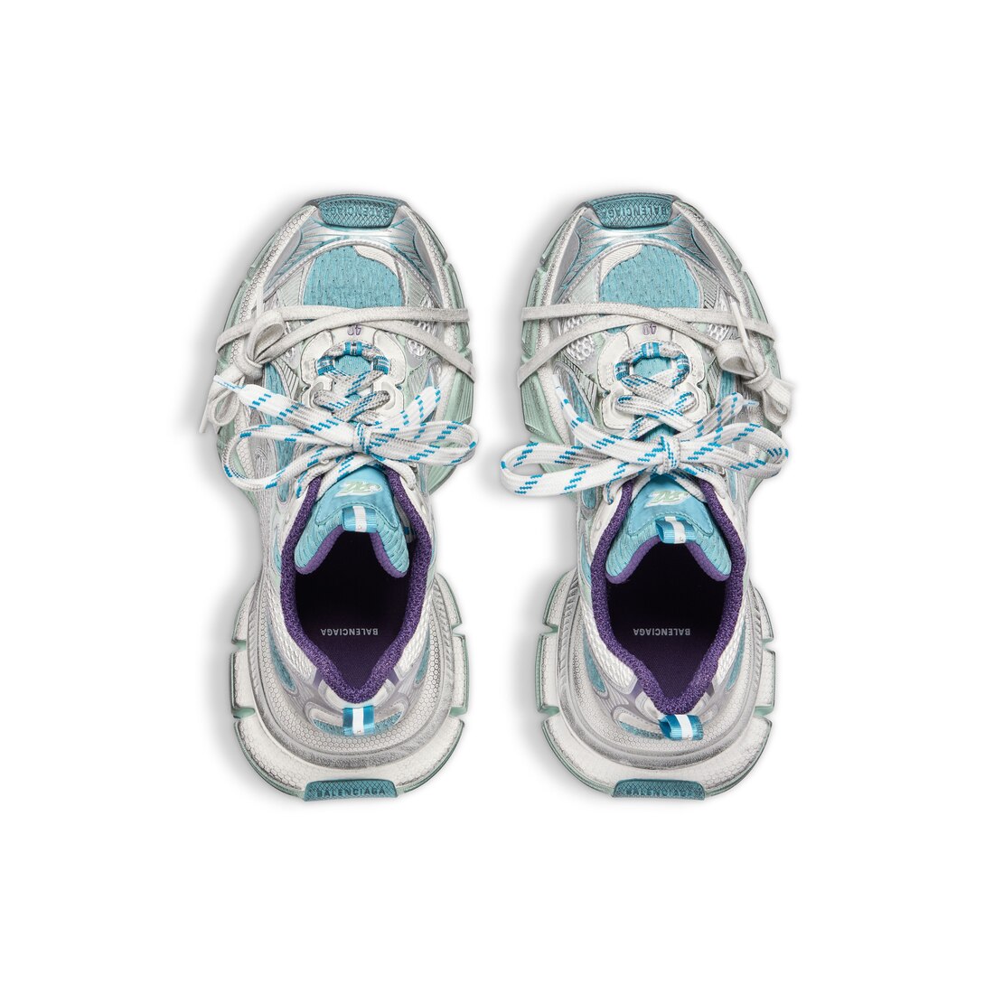 Women's 3xl Sneaker in Light Blue/white/purple