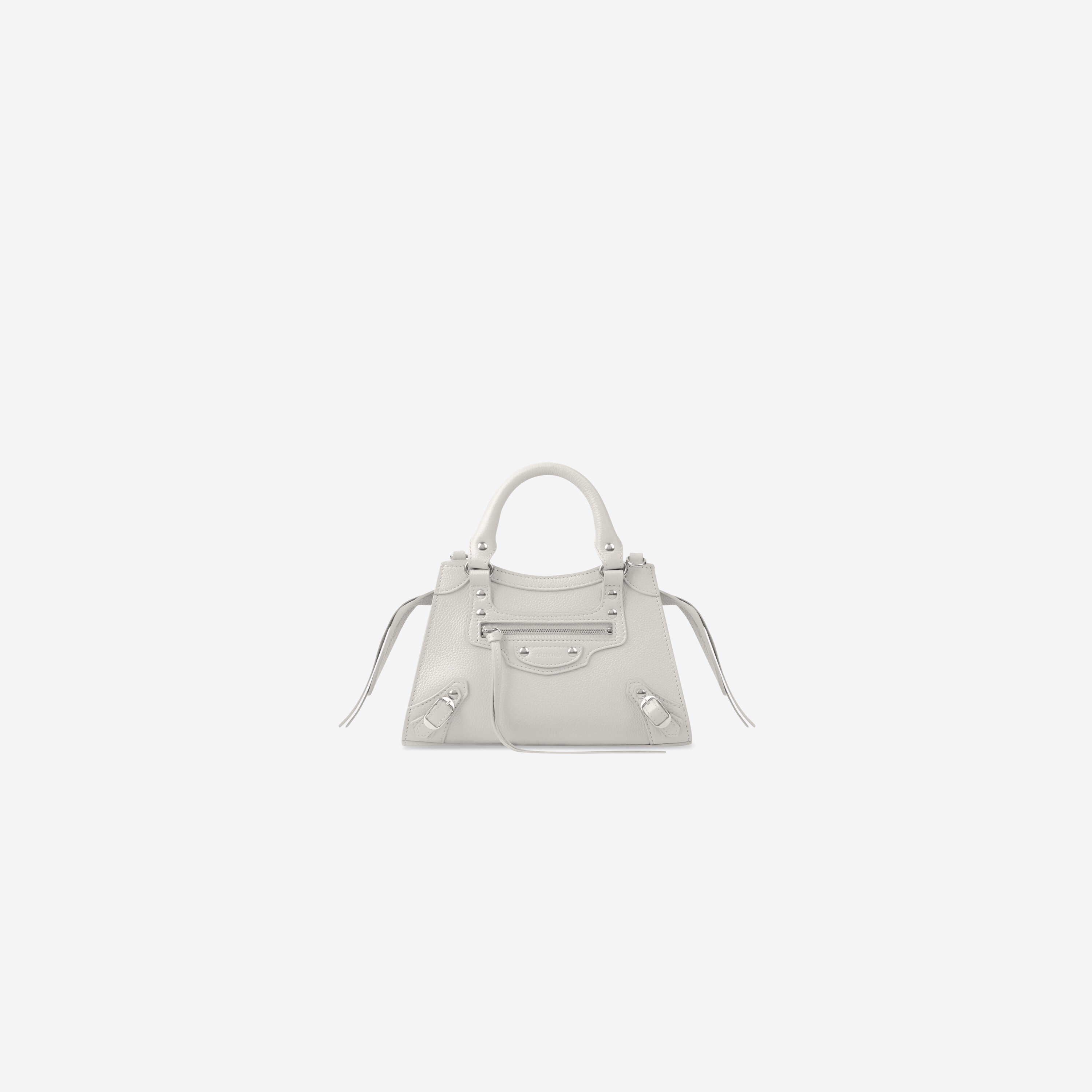 varm Automatisk liste Women's Neo Classic Mini Handbag in Light Grey | Balenciaga US