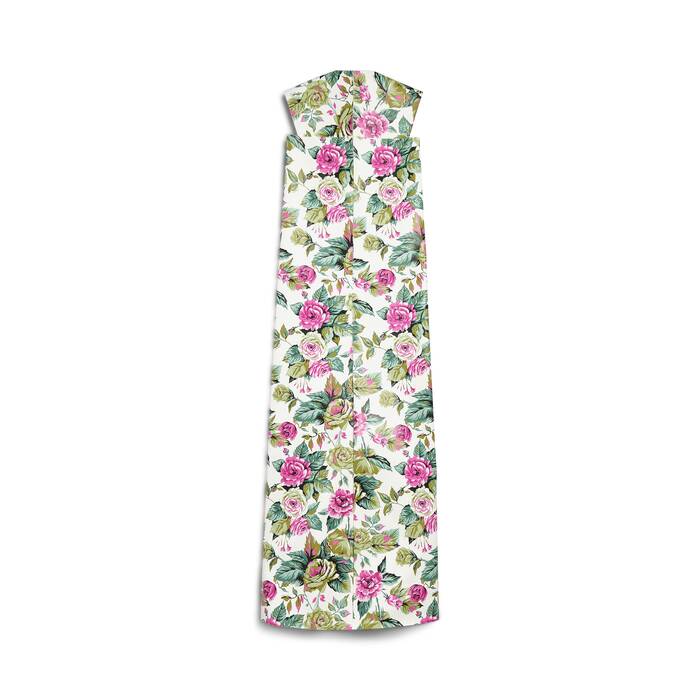 tablecloth floral sleeveless dress