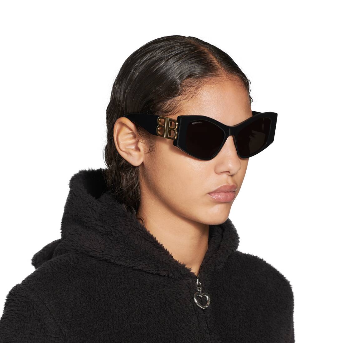 Women's Dynasty Xl D-frame Sunglasses in Black