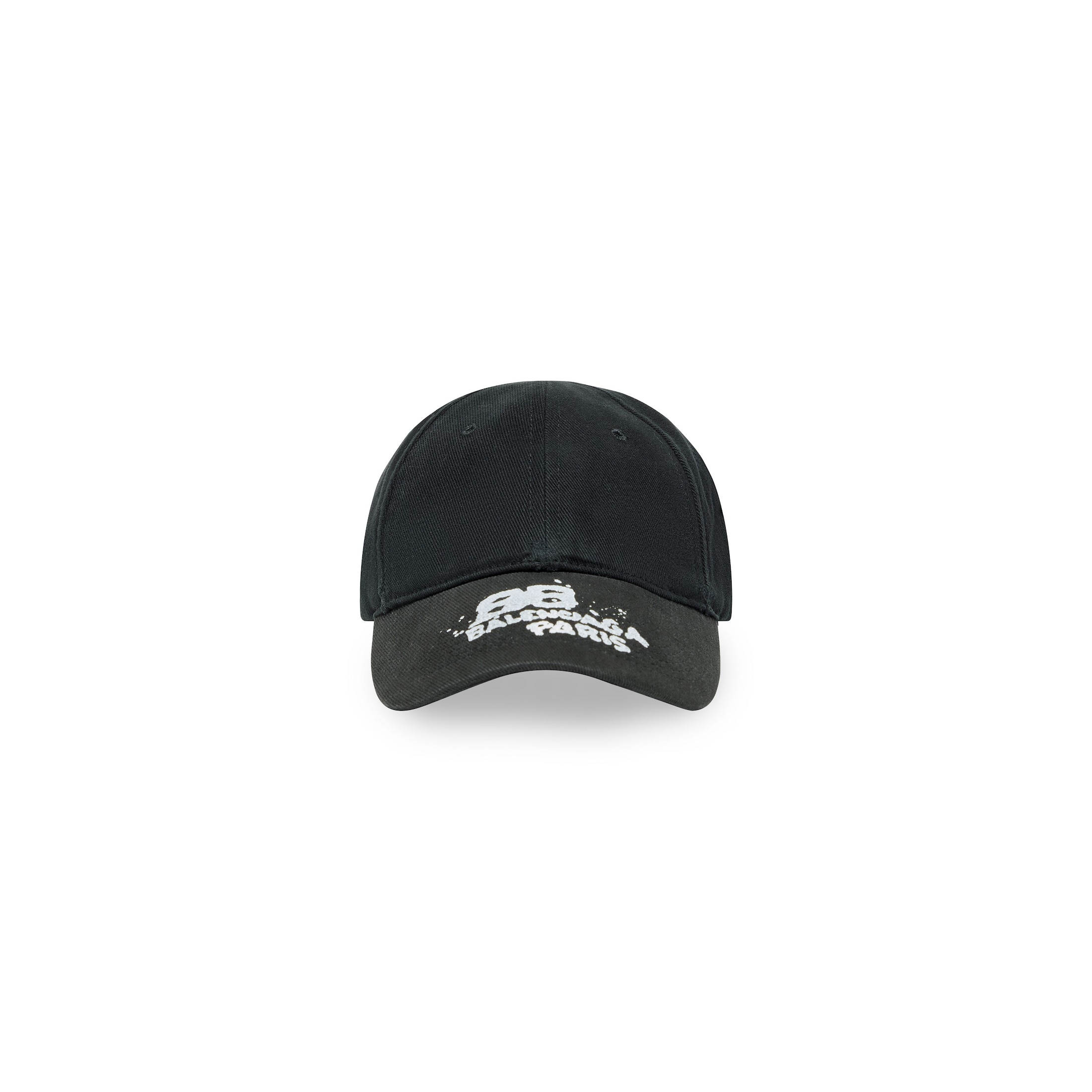 Balenciaga Hand-Drawn BB Icon Cap - Black - Man - S - Cotton