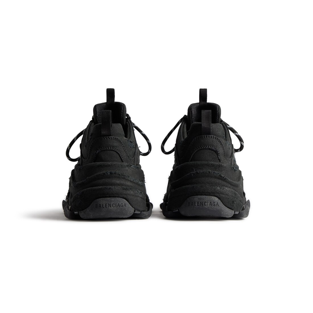 Balenciaga black triple s trainers online